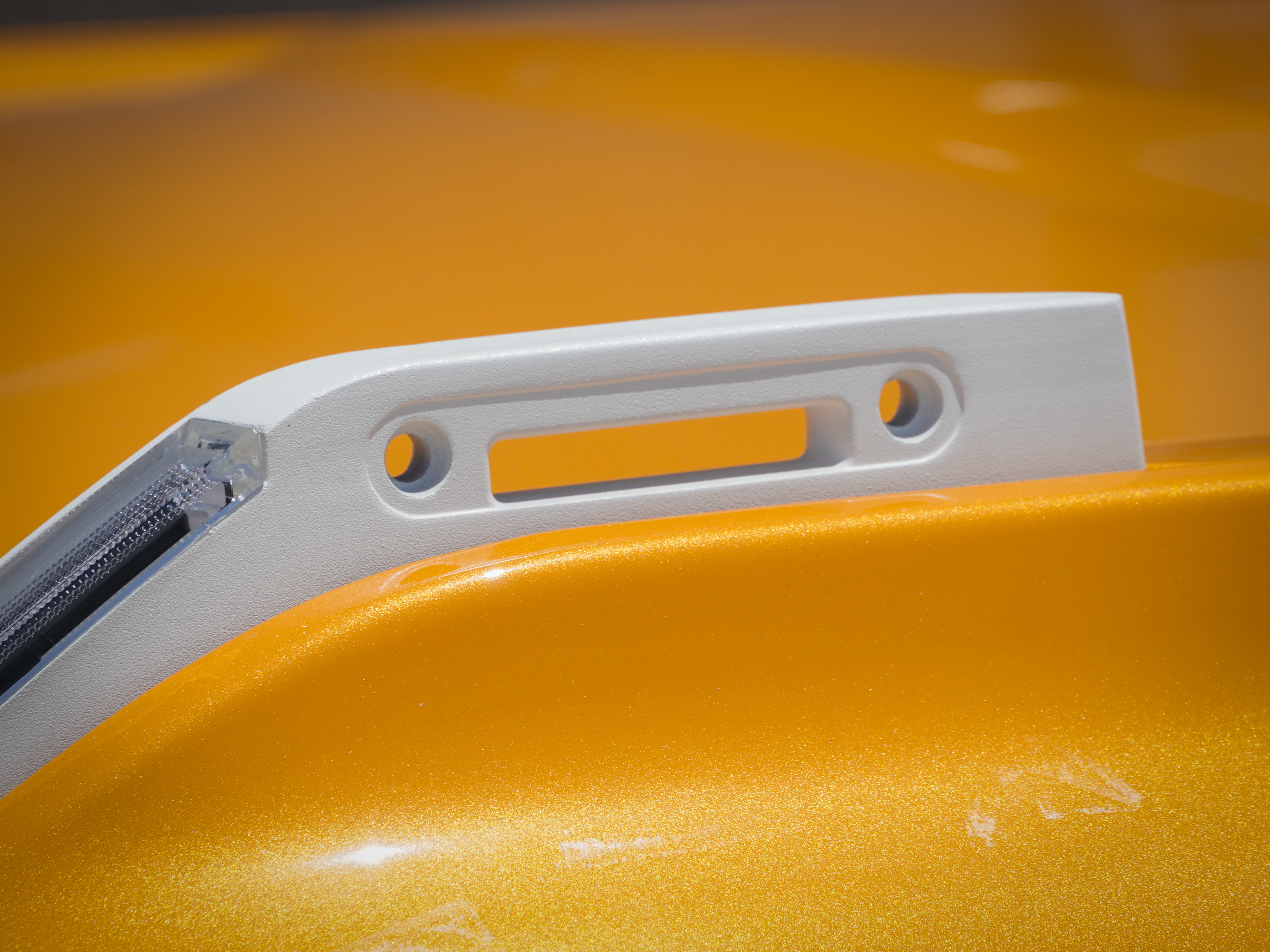 Ford Bronco Hood Trail Marker Kit - Complete Kit w/ LED - White Finish